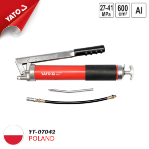 Súng Bơm Mỡ 2 Piston 600cc Yato YT-07042 - Chính Hãng Ba Lan