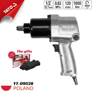 Súng mở ốc Yato YT-09528 | Mô-men xoắn 1000 Nm