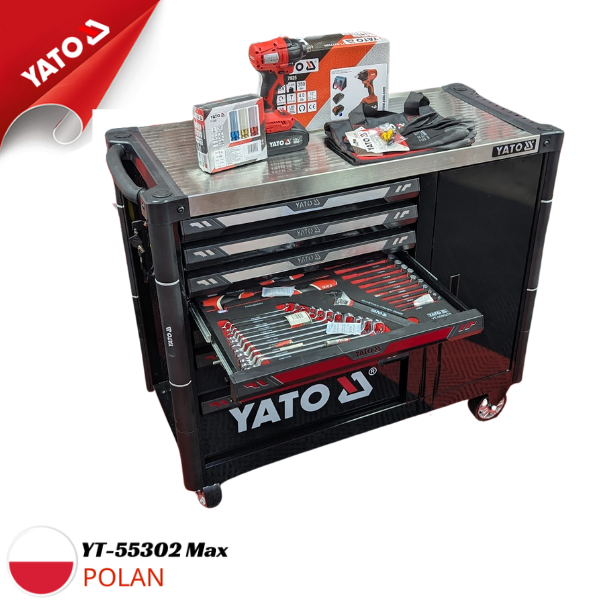 Tủ Đồ Nghề 400 Món Yato YT-55302 Max - Full Option Cao Cấp Nhất