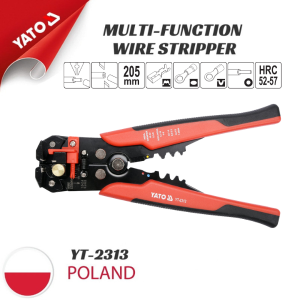 Kìm Tuốt Dây Bấm Cos Đa Năng Yato YT-2313 (205mm) - Ba Lan