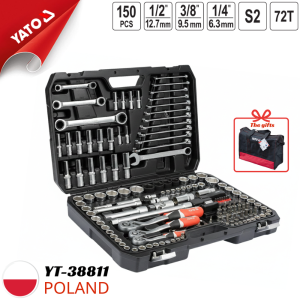 Bộ Đồ Nghề Tổng Hợp 150 Món Yato YT-38811 | Full Hệ Mét & Hệ Inch