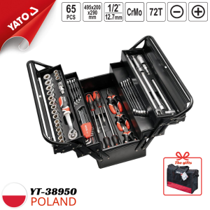 Thùng Đồ Nghề Sửa Chữa Lưu Động 64 Món Yato YT-38950 - Chính Hãng