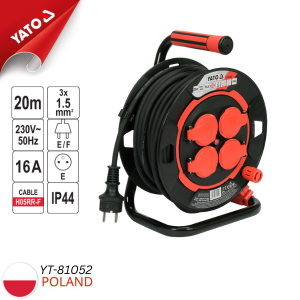 Cuộn Dây Điện Rulo 20M Yato YT-81052 (3Gx1.5mm²) - Chính Hãng